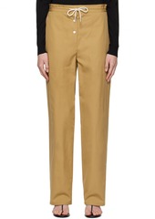 The Row Tan Bonnette Trousers