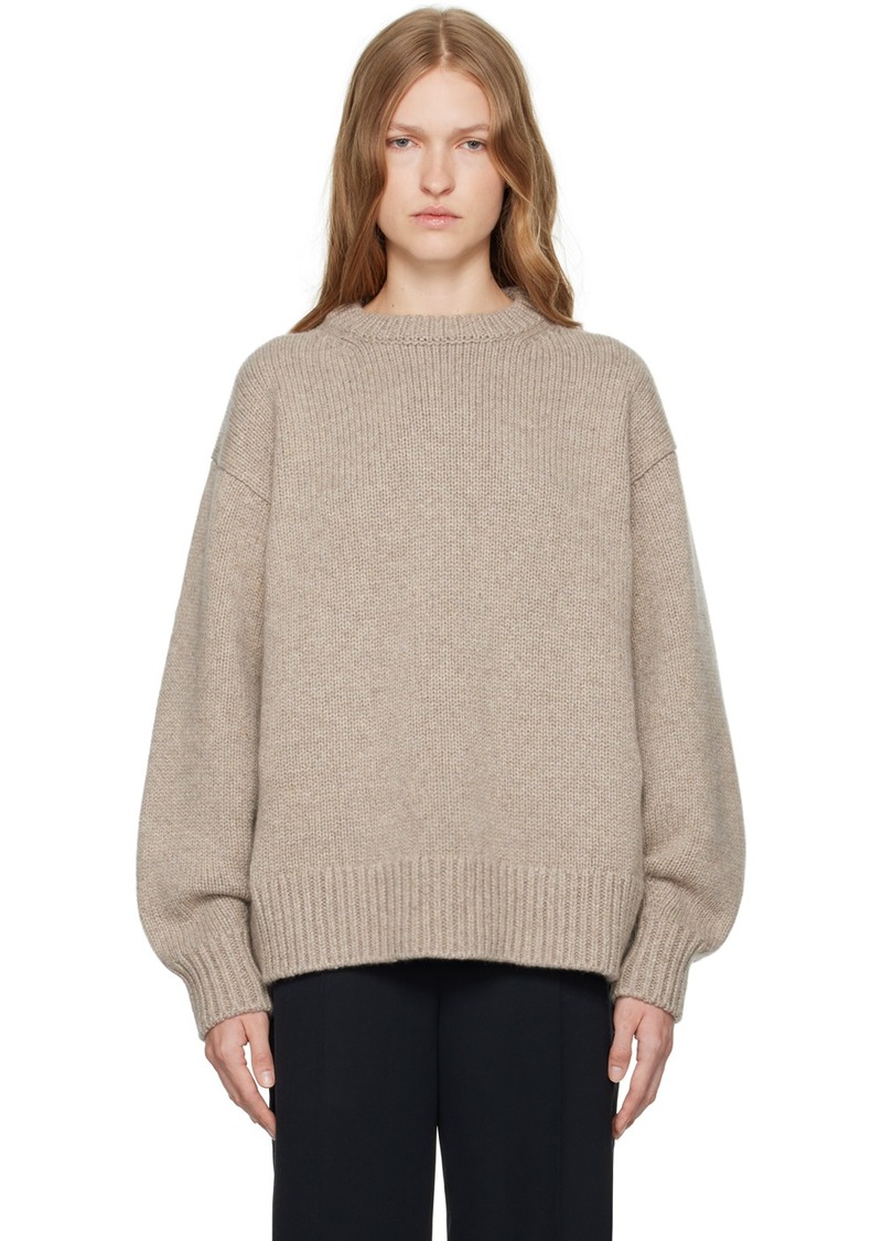 The Row Taupe Himus Sweater