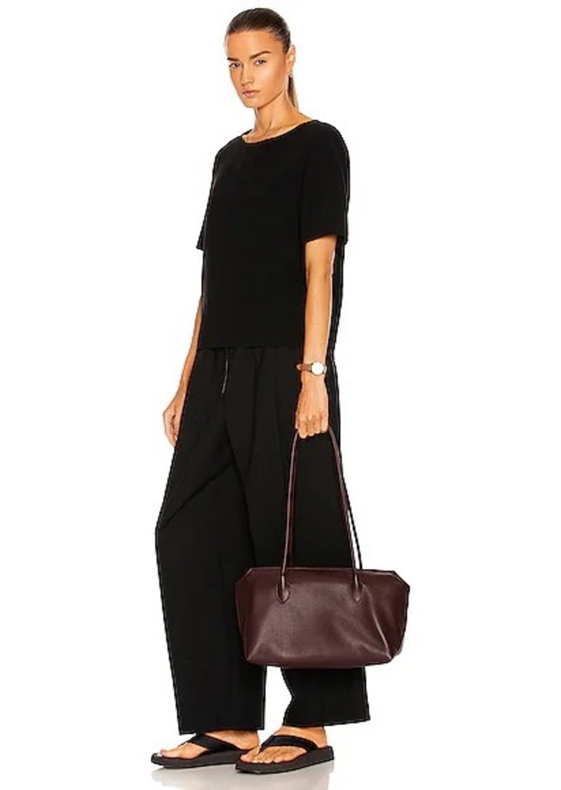 Terrasse Leather Shoulder Bag in Brown - The Row