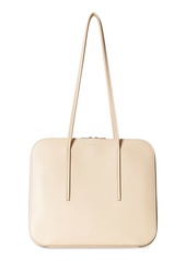 The Row Twin Leather Satchel - White