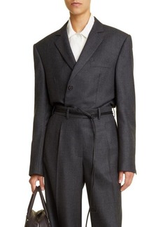 The Row Ule Square Shoulder Wool Jacket