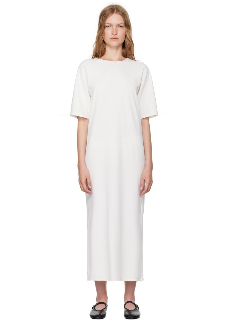 The Row White Gitu Maxi Dress