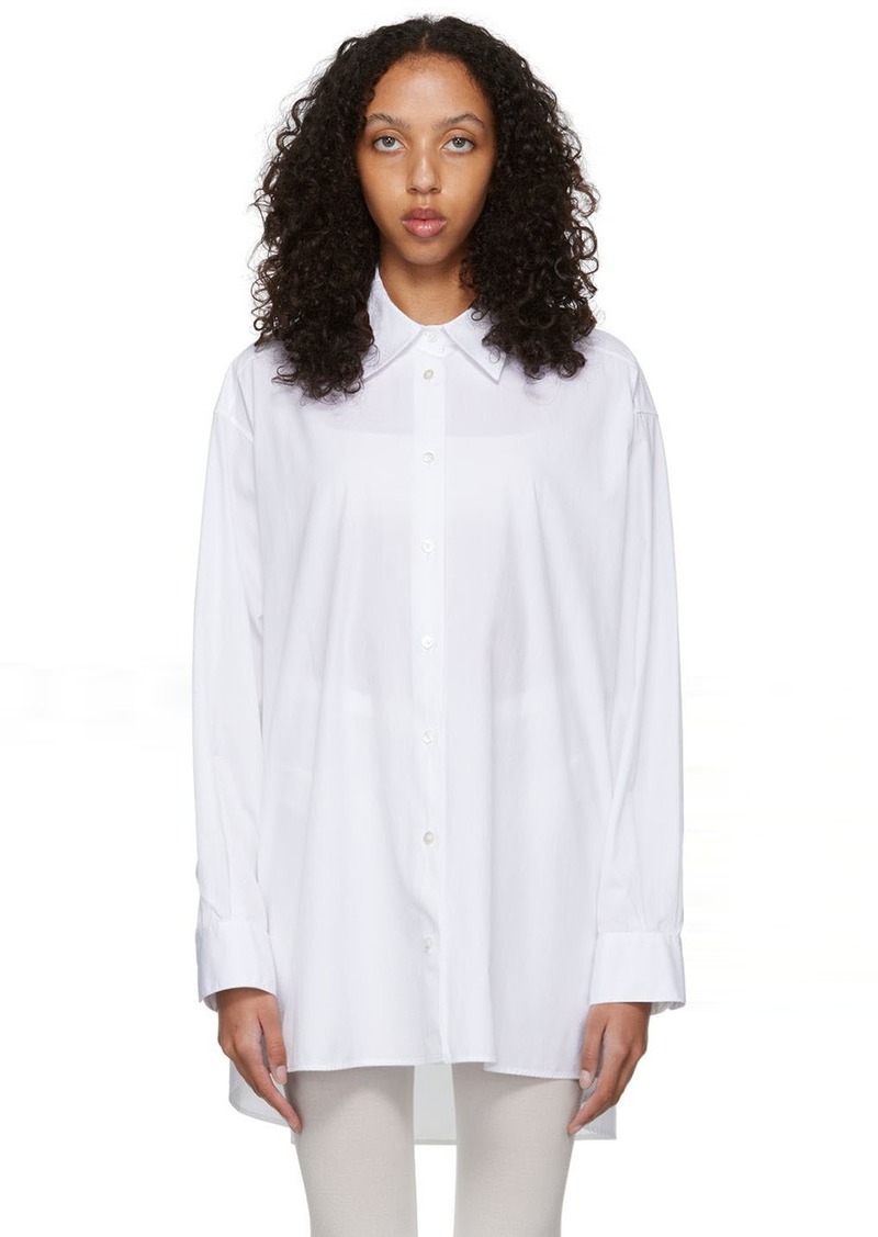 The Row White Luka Shirt