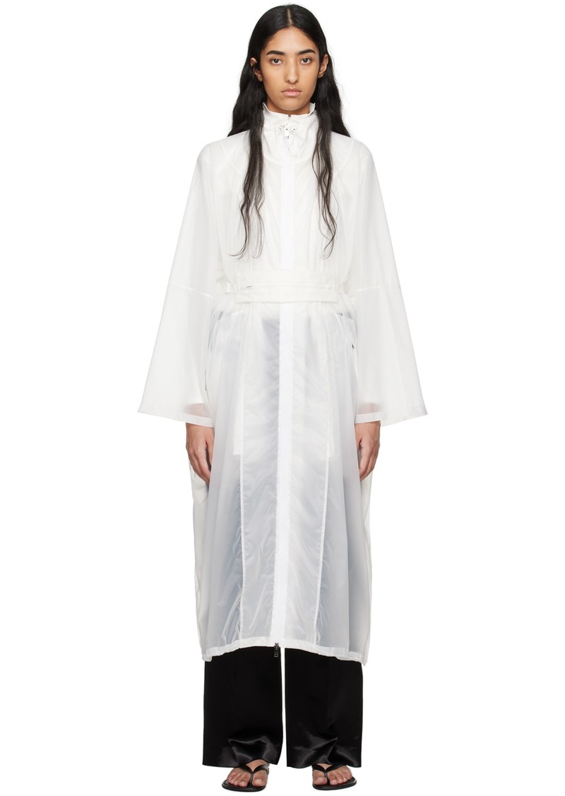 The Row White Silva Coat