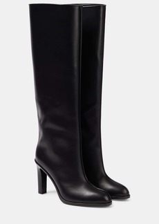 The Row Wide Shaft leather knee-high boots