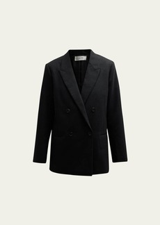 THE ROW Wilsonia Pinstripe Wool Blazer Jacket