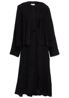 The Row - Pretcher layered frayed bouclé-tweed coat - Black - S