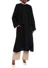 The Row - Pretcher layered frayed bouclé-tweed coat - Black - S