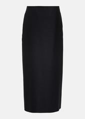 The Row Colt wool and mohair maxi skirt