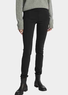 THE ROW Woolworth Mid-Rise Ankle Leggings
