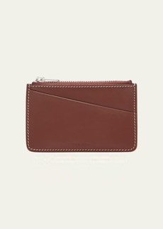 THE ROW Zip Wallet in Calf Leather