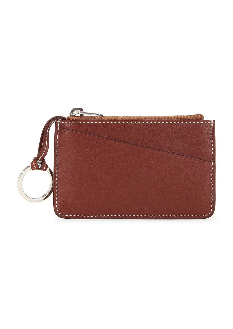 The Row Zipped Keychain Pouch