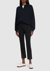 The Row Thilde Cropped Jersey Pants