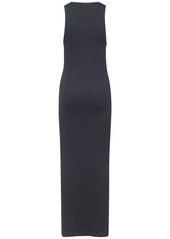 The Row Tikea Viscose Jersey Long Tank Dress