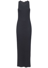 The Row Tikea Viscose Jersey Long Tank Dress