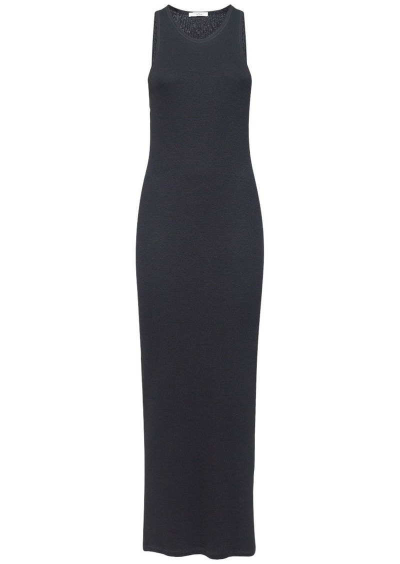 The Row Tikea Viscose Jersey Long Tank Dress