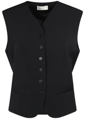 The Row Vegas Wool Serge Vest