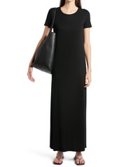 The Row Cetya Light Jersey T-Shirt Dress in Black at Nordstrom