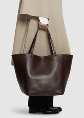 The Row Xl Park Vegetable Tanned Leather Tote