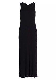 The Row Yule Cotton Rib-Knit Maxi Dress