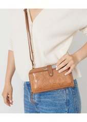 The Sak Iris Leather Smartphone Convertible Crossbody Wallet - Sand