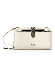 The Sak Women's Iris Leather Convertible Crossbody Bag - Stone Snake Block