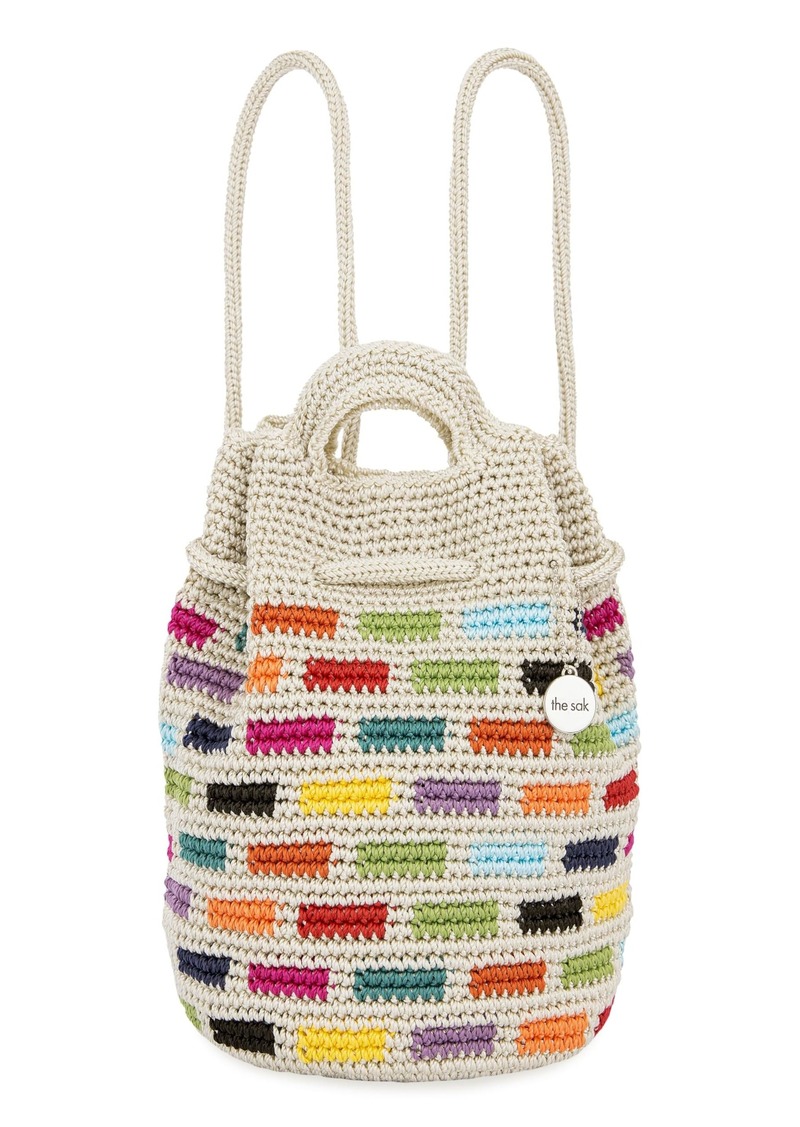 The Sak Dylan Backpack in Crochet Dual Shoulder Straps