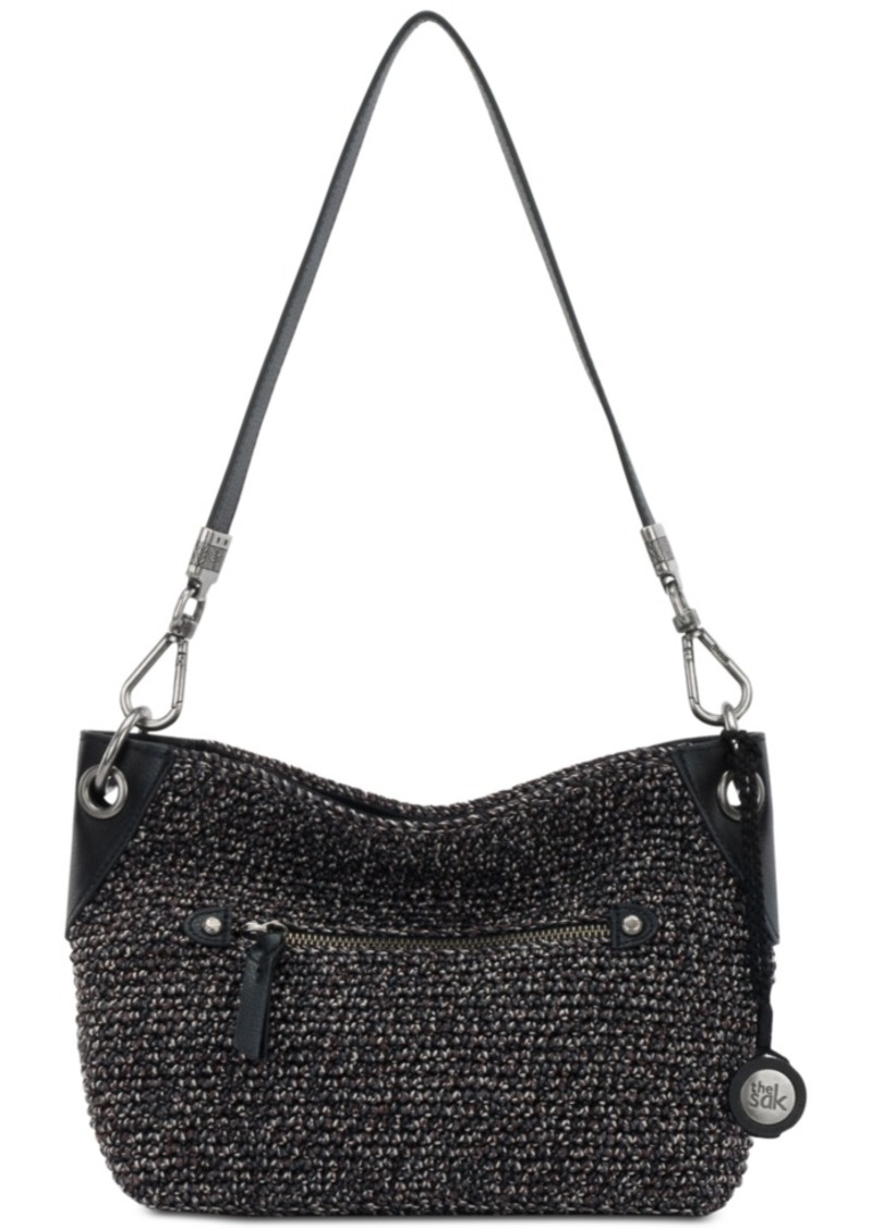 the sak black crochet bag