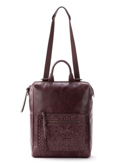 The Sak Loyola Convertible Backpack in Leather Adjustable Convertible Strap