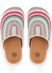 The Sak Women Bolinas Crochet Clog - Pink check