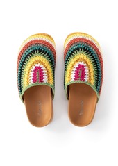 The Sak Women Bolinas Crochet Clog - Desert stripe
