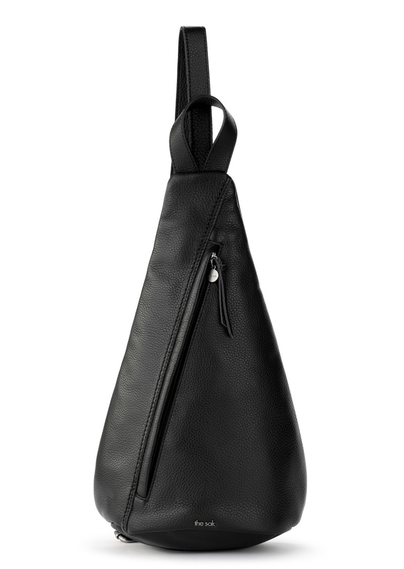 The Sak Women's Geo Sling Leather Backpack - Black