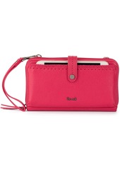 The Sak Women's Iris Leather Convertible Smartphone Crossbody Bag - Magenta