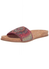 The SAK Women's Mendocino Slide Crochet Slip On Sandals Summer Open Toe Shoes