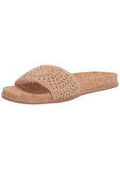 The SAK womens Mendocino Slide Sandal in Crochet Slip On Sandals Summer Open Toe Shoes   US