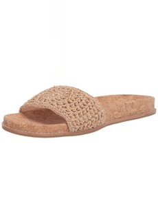 The SAK Women's Mendocino Slide Crochet Slip On Sandals Summer Open Toe Shoes