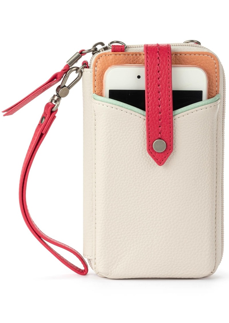 The Sak Women's Silverlake Convertible Leather Smartphone Crossbody Bag - Vibrant Block