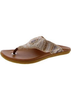 The Sak Womens Slip On Open Toe Thong Sandals