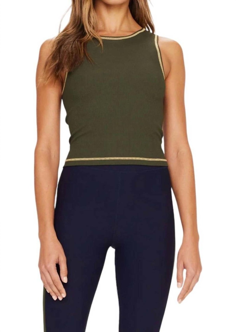 The Upside Gabby Tank Top In Pine Green