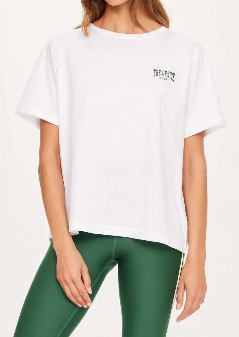 The Upside Ivy League Jodhi Tee In White