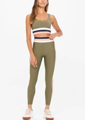 The Upside Papillon Midi Pant In Olive