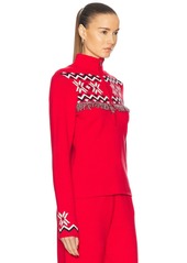 THE UPSIDE Keystone Blanche Half Zip Sweater