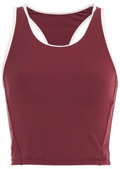 The Upside Woman Inge Cropped Stretch Top Claret