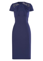Theia Ivanna Twist-Front Cocktail Dress