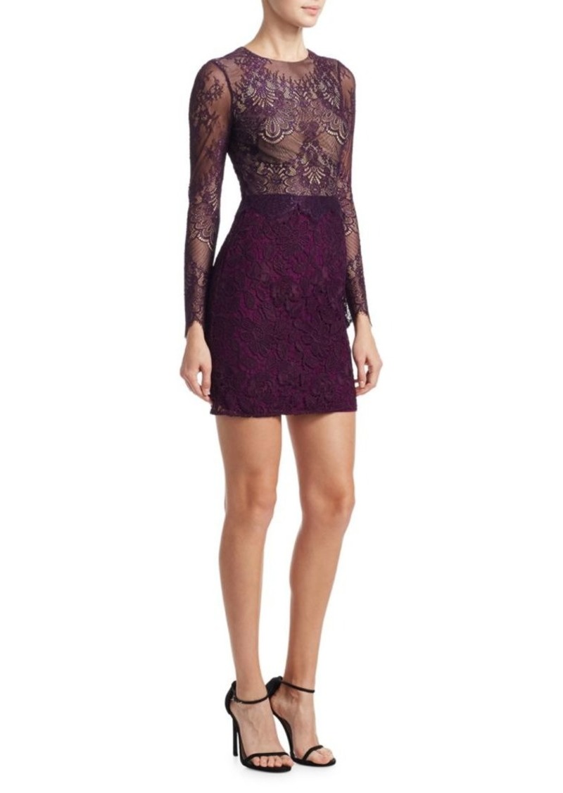 Theia Lace Dress Dresses 6414