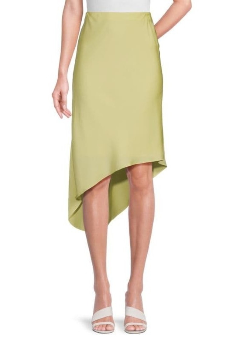 Theory Asymmetric Knee Silk Skirt