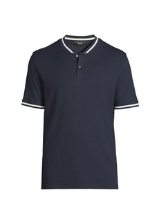 Theory Berk Stretch-Cotton Polo Shirt