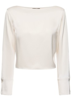Theory Boatneck Long Sleeve Top