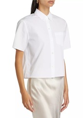 Theory Boxy Button-Down Oxford Shirt