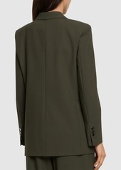 Theory Boxy Double Breast Wool Blend Blazer